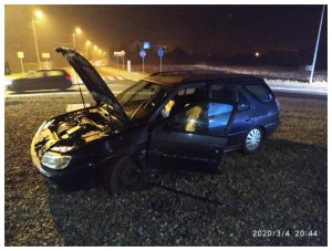 2020-03-06 Bielany Poważne konsekwencje pijanego rajdu Komenda Powiatowa Policji w Oświęcimiu