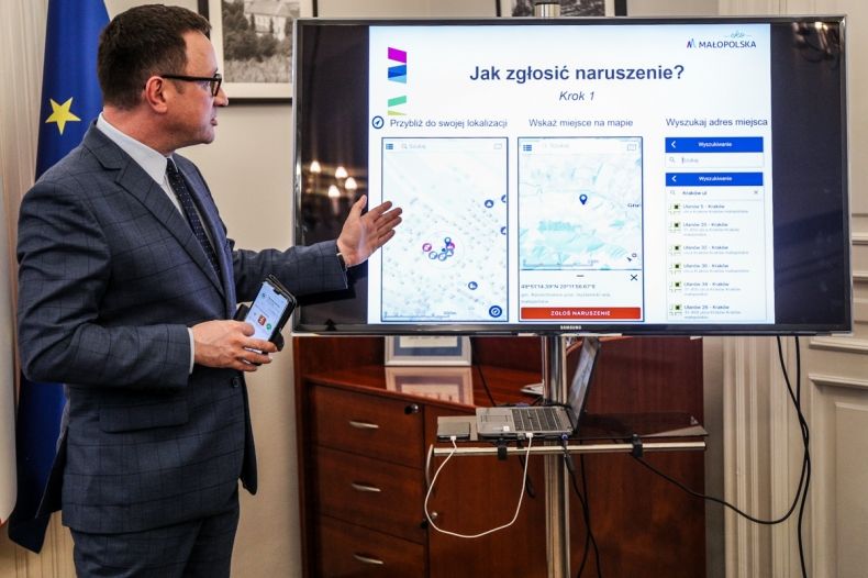 Aplikacja Ekointerwencja - cztery kroki do bezpieczeństwa malopolska-pl