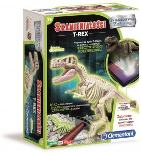 Naukowa Zabawa | Skamieniałości | T-Rex Fluorescencyjny Clementoni Lotos Zabaki Oświecim