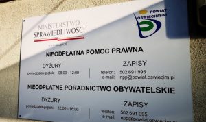 Nieodpłatne porady prawne nadal przez telefon powiat oswiecim