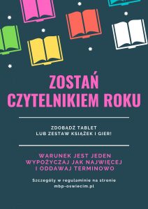 ZOSTAN-CZYTELNIKIEM-ROKU Biblioteka Oswiecim oswiecim pl