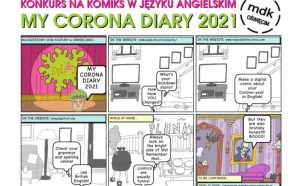 Młodzież w dobie pandemii. Stwórz komiks w języku angielskim powiat oswiecim pl