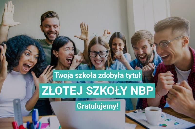 Szkoła Podstawowa w Grojcu – Złotą Szkołą NBP!NBP-gratulacje