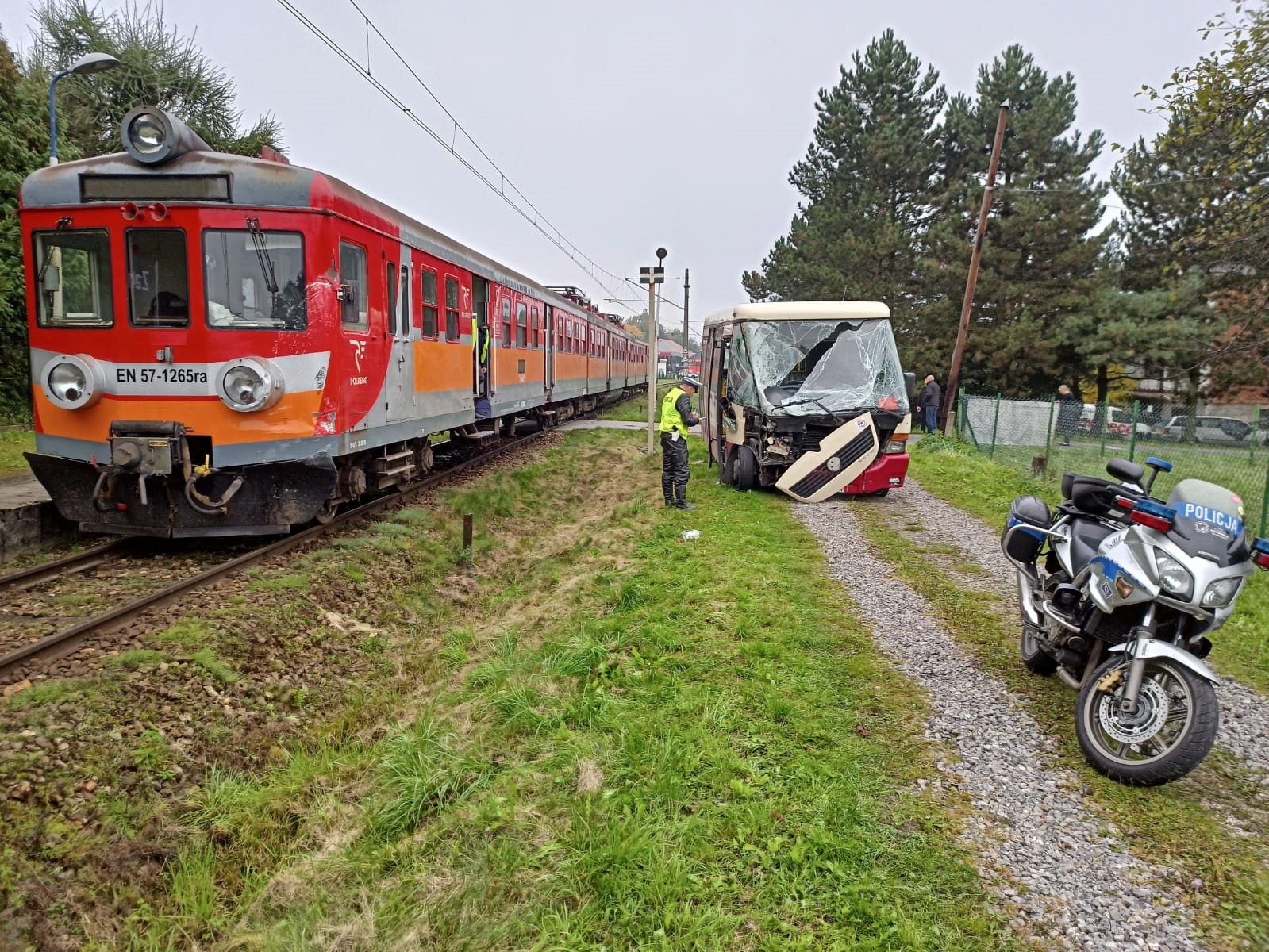 KPP Oświęcim Bulowice wypadek kolejowy