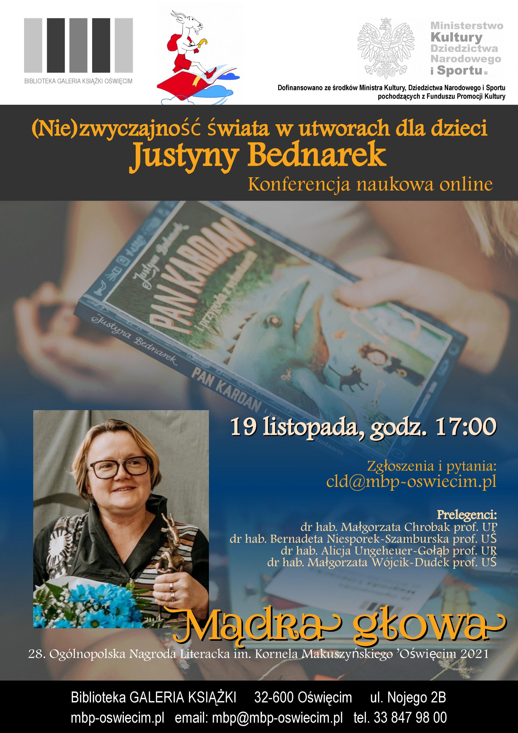 (Nie)zwyczajność świata w utworach dla dzieci Justyny Bednarek. Biblioteka Oswiecim