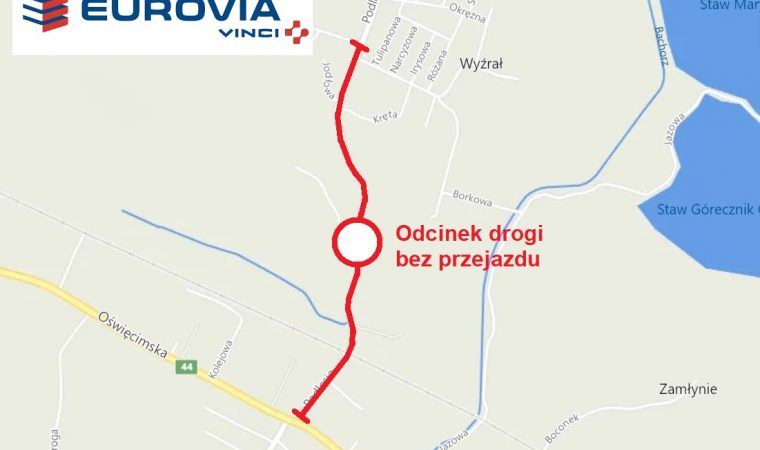 Od 24 listopada utrudnienia w ruchu w Przeciszowie powiat oswiecim pl