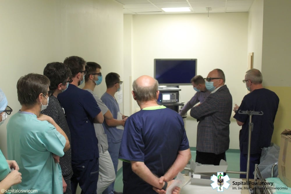 Szpital Powiatowy wzbogacił się o kolejnego „mercedesa” aparatury medycznej- Zestaw do Laparoskopii 2