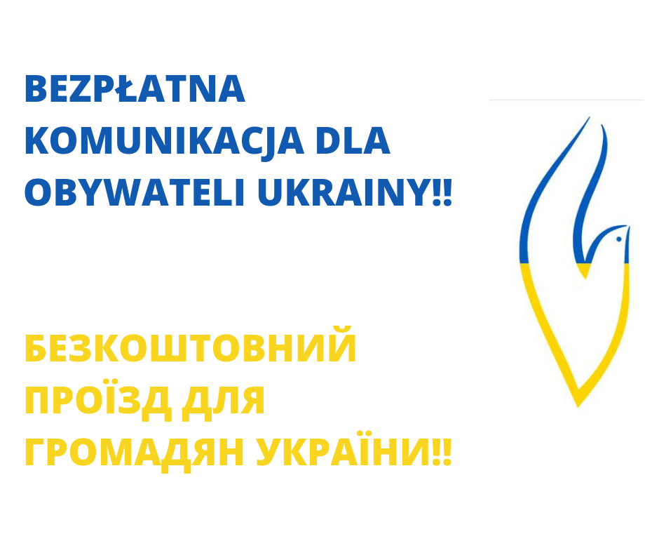 MZK Oświęcim- Bezpłatna komunikacja miejska dla Ukraińców Безкоштовний проїзд для громадян України