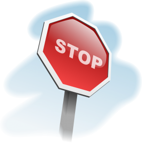 Znak Stop stop-sign-37020_1280 Image by Clker-Free-Vector-Images from Pixabay