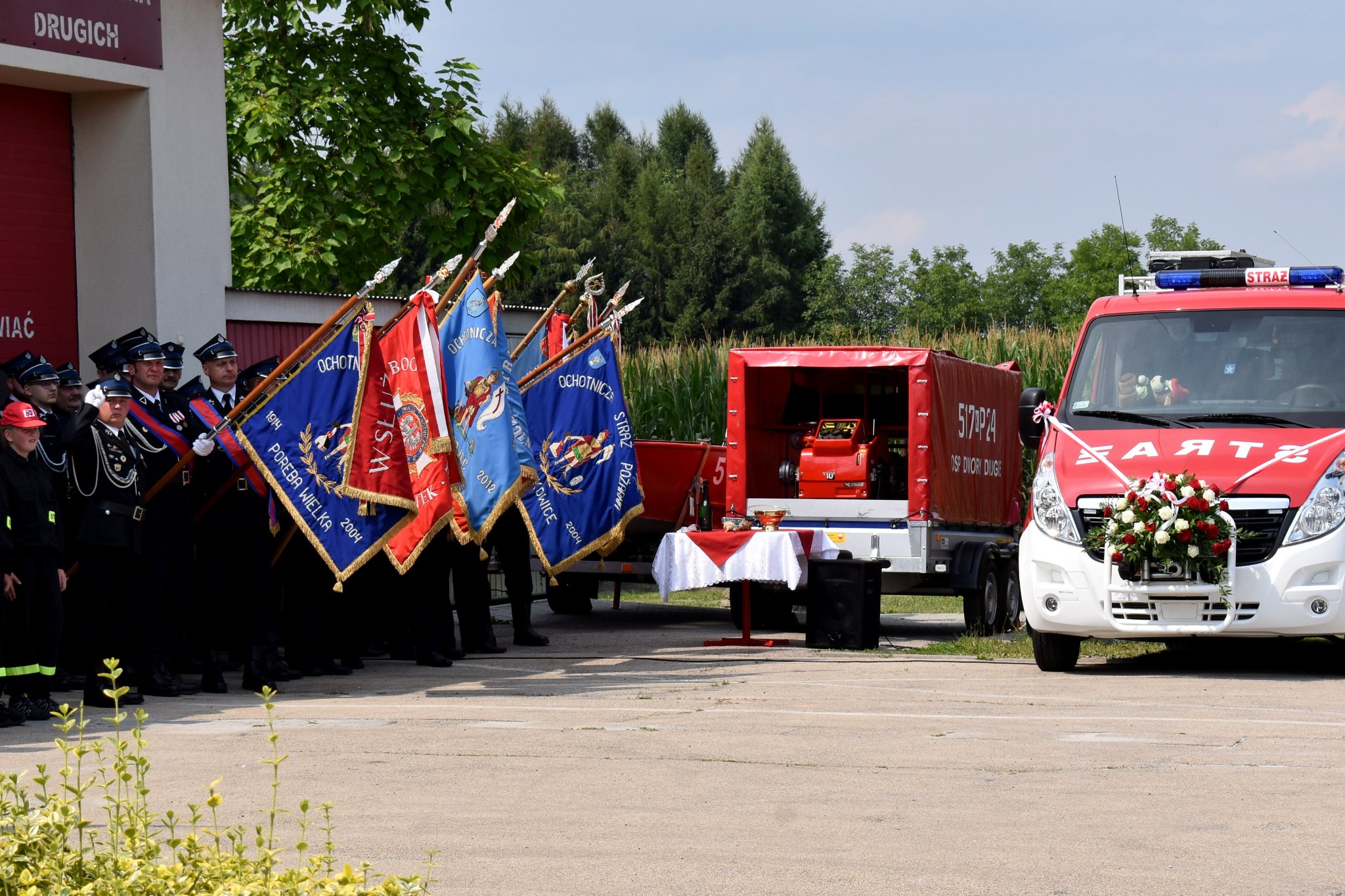 Świętowali jubileusz 65-lecia powstania OSP Dwory Drugie powiat oswiecim pl info oswiecim info malopolska info dwory fot WS n