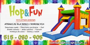 Polecana Firma VIP Hop and Fun Organizacja Imprez Wspieraj Lokalne Atrakcje dla dzieci i dorosłych